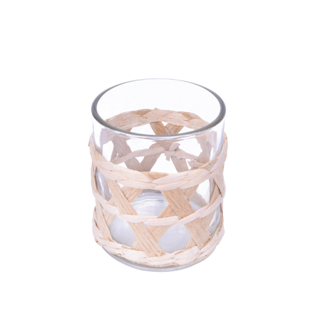 Glass Nordic crystal candle holder cup