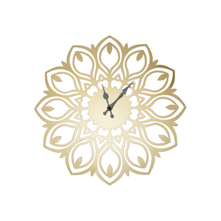 Sensorial Delight Wall Clock Living Room Modern Simple Atmosphere Household Iron Clock Decoration Wall Fashion Gold Wall Watch