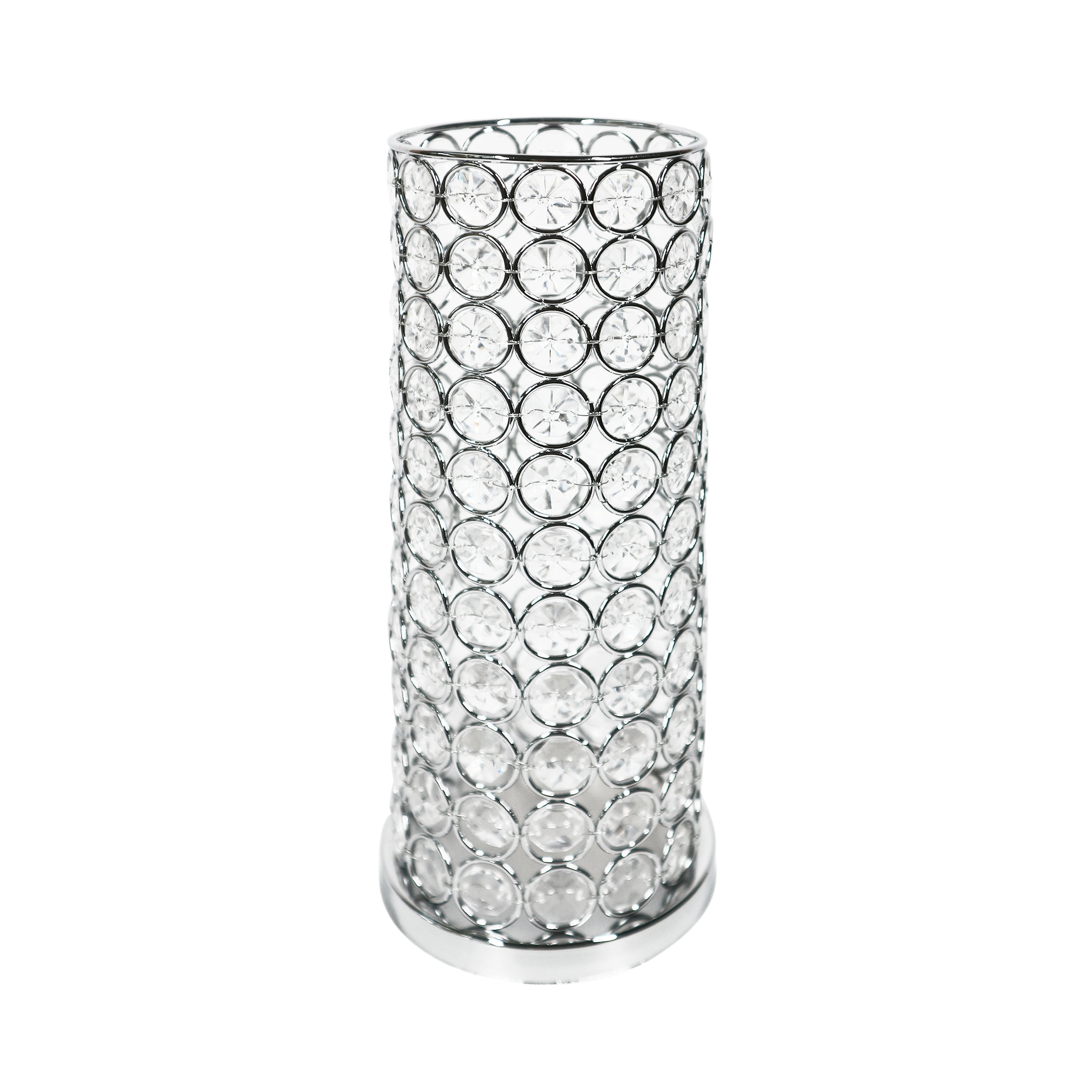 glass Nordic luxury silver Candle Holder Wedding Decorative Candlesticks