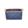 Indigo storage basket