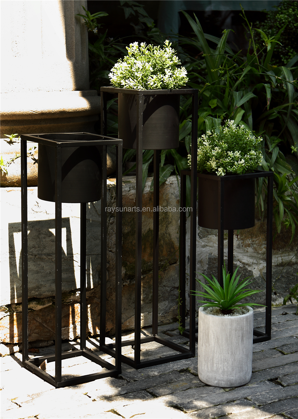 Garden Metal Flower Pot Stands Designs