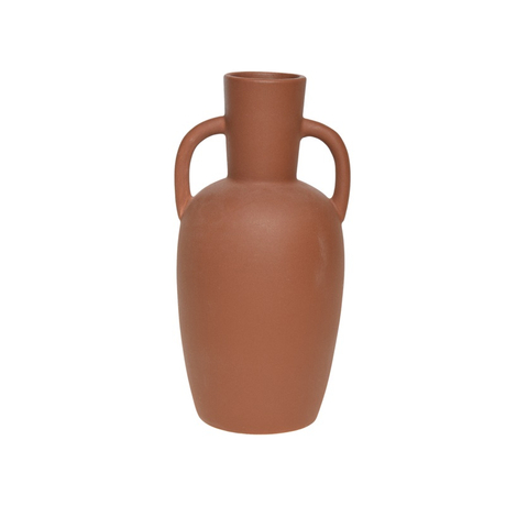 Natural Home Modern Color Clay Ceramic Binaural Vase for Home Decoration Home Decor Item Table Top Ceramic Living Room 