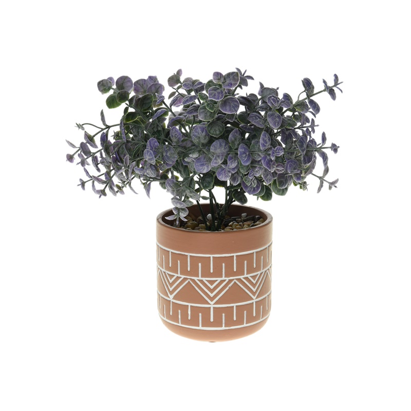  Artificial Plants Bonsai Tree with Cement Pot for Home