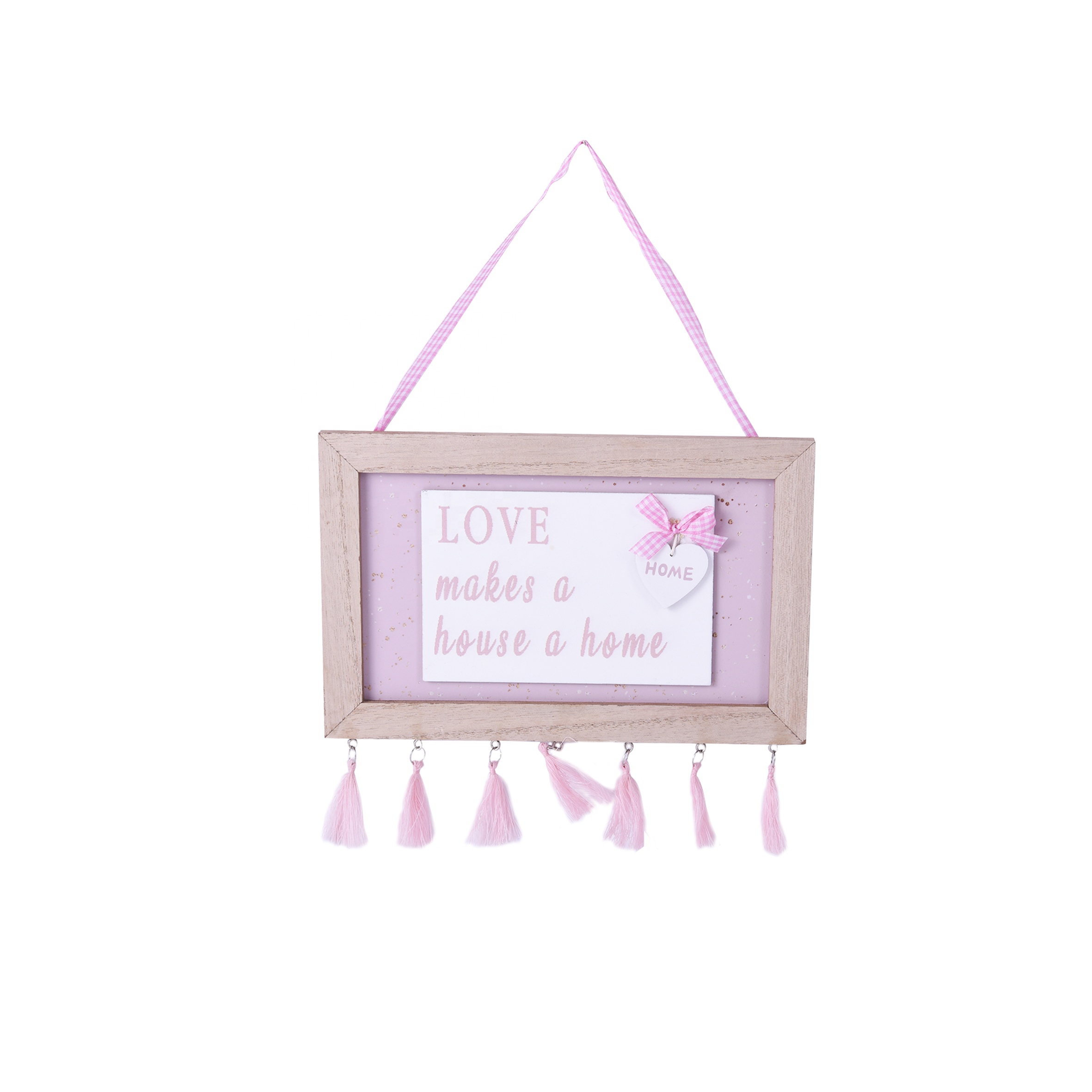 pink wooden picture frame photo accent decor