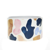 Ice Haven Printed Color Pattern Indoor Decorative Planter Pot Ceramic Flower Pots Glazed Terracotta Pots
